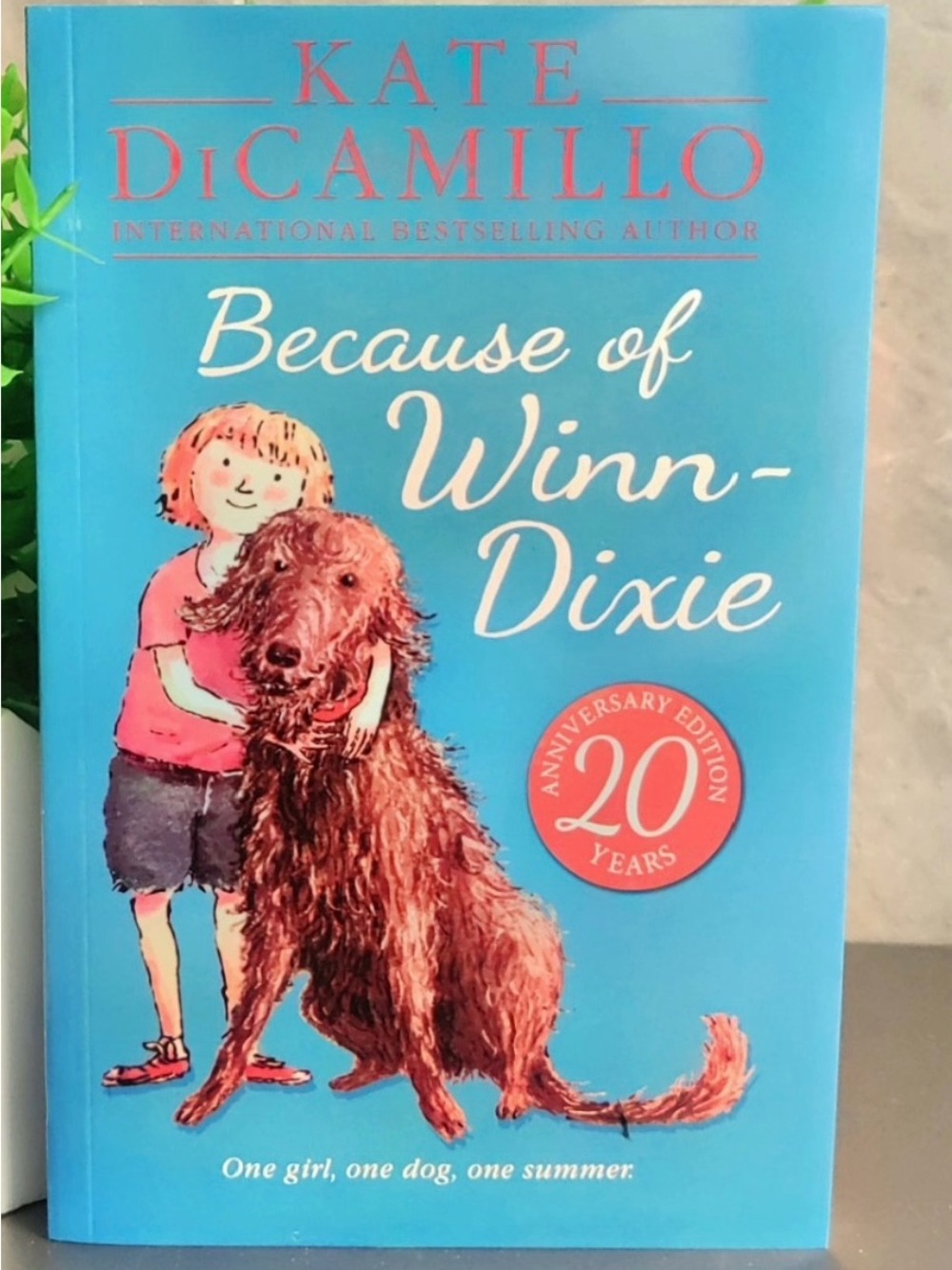 Because of Winn-Dixie by — Bright Blue Cover Edition